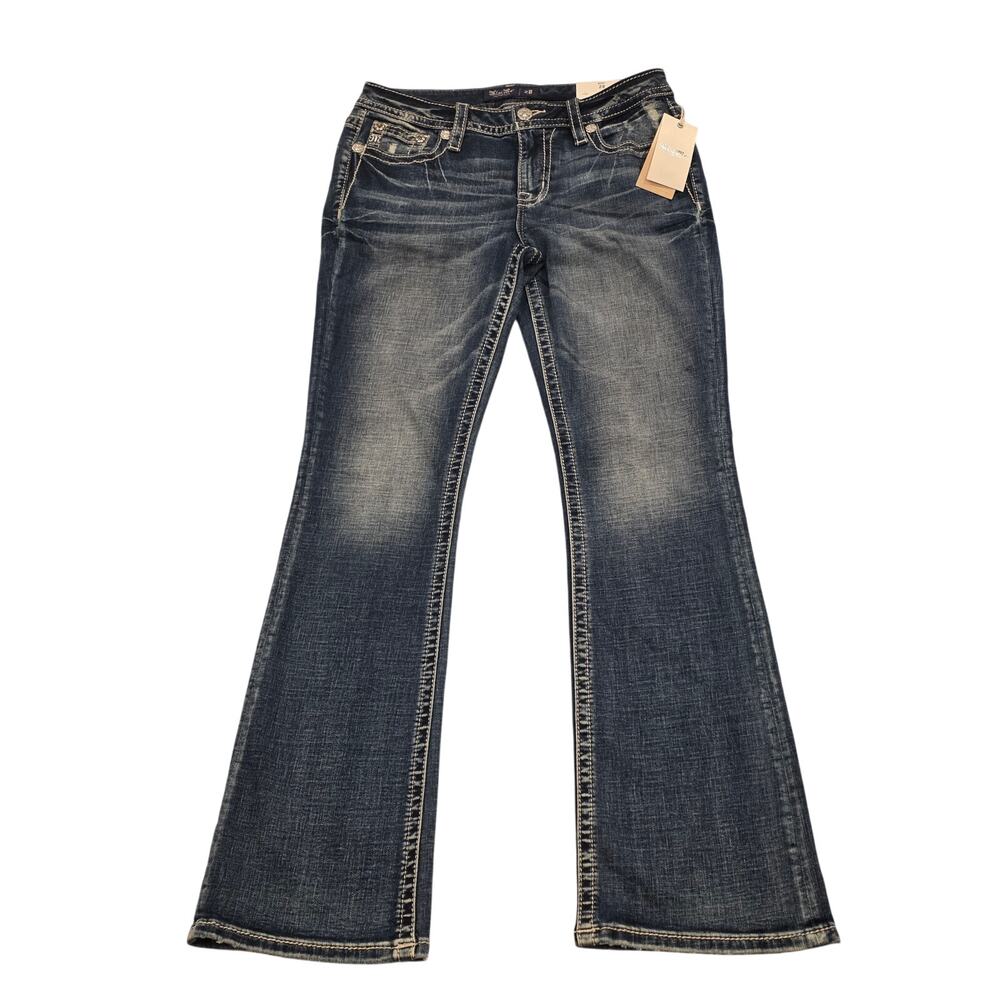 Miss Me Womens Jeans Mid Rise Boot 28 by 30 NWT